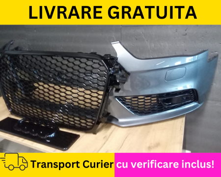 Bara + Grile fata VOPSITA GRI LK7R Audi A4 B8.5 2012-2015 [1]