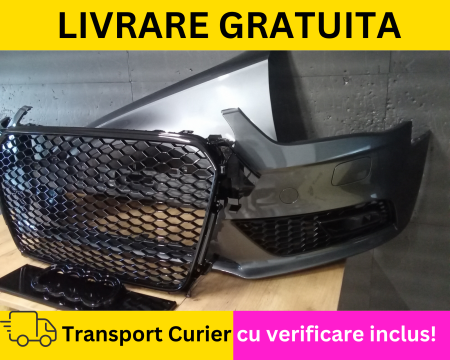 Bara + Grile + Aripa stanga fata VOPSITA GRI LK7R Audi A4 B8.5 2012-2015 [2]