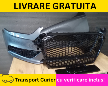 Bara + Grile + Aripa stanga fata VOPSITA GRI LK7R Audi A4 B8.5 2012-2015 [1]