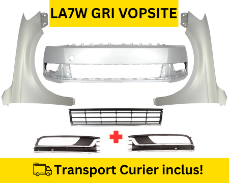 PASSAT B7 2010-2014 - Bara, Grile, Aripi fata VW Passat B7 2010-2014 LA7W Gri la culoare VOPSITE