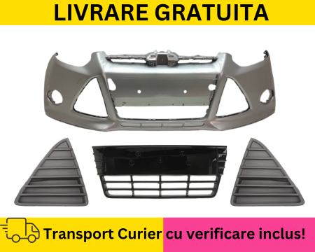 FOCUS MK3 2012-2017 - Bara + Grile Argintiu fata Gri Moondust VOPSITA Ford Focus MK 3 2012-2015 