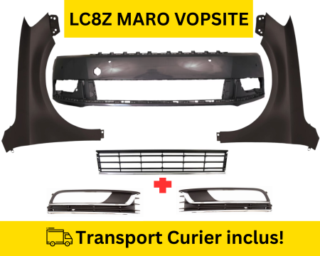 PASSAT B7 2010-2014 - Bara, Grile, Aripi fata VW Passat B7 2010-2014 cu senzori parcare LC8Z Maro la culoare VOPSITE
