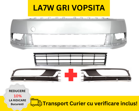 PASSAT B7 2010-2014 - Bara, Grile fata VW Passat B7 2010-2014 LA7W Gri la culoare VOPSITA