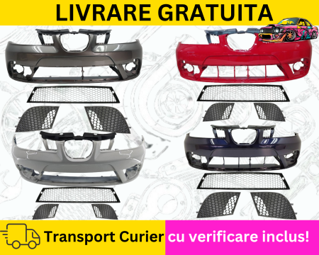 SEAT - Bara + Grile fata Alb Negru Rosu Albastru Gri Verde Galben Maro Seat IBIZA CORDOBA 6L 2006-2008 VOPSITE TU Alegi culoarea