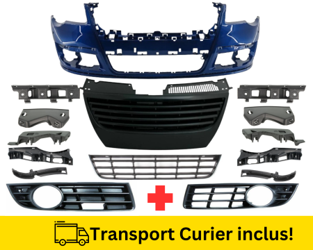 PASSAT B6 2005-2010 - Bara Grile, suporti fata VW Passat B6 2005-2010 LA5E Albastru la culoare VOPSITA
