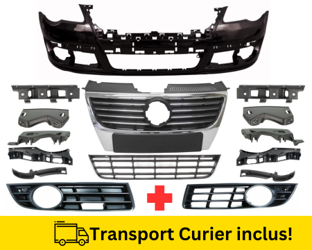 PASSAT B6 2005-2010 - Bara Grile, suporti fata VW Passat B6 2005-2010 LC8Z Maro la culoare VOPSITA