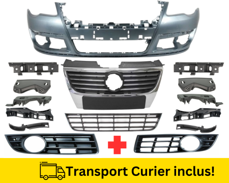 PASSAT B6 2005-2010 - Bara Grile, suporti fata VW Passat B6 2005-2010 LB5M Albastru la culoare VOPSITA