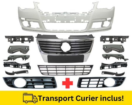 PASSAT B6 2005-2010 - Bara Grile, suporti fata VW Passat B6 2005-2010 LB9A Alba la culoare VOPSITA