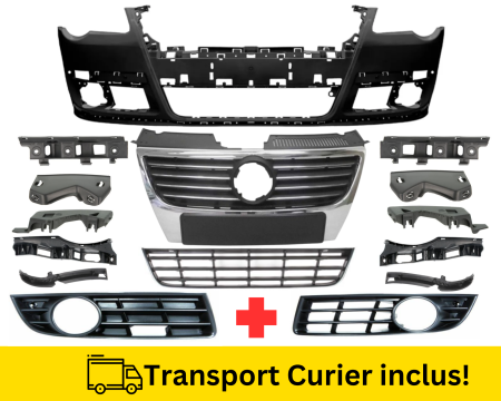 PASSAT B6 2005-2010 - Bara Grile, suporti fata VW Passat B6 2005-2010 LC9X Negru la culoare VOPSITA