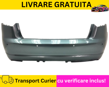 Bara spate Audi A3 8P 2008-2012 FSL Cu Senzori parcare Negru Gri Albastru Alb Rosu Maro Galben vopsita la culoarea masini  [4]