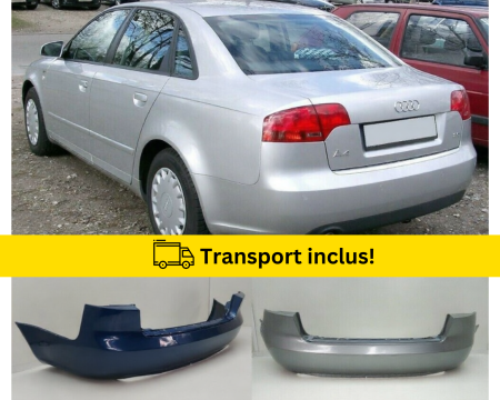 A4 B7 2004-2007 - Bara spate Audi A4 B7 2004-2007 Negru Gri Albastru Alb Rosu vopsita la culoarea masini