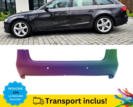 A4 B8 2007-2011 - Bara spate Audi A4 B8 S-LINE  Avant combi 2007-2012 Negru Gri Albastru Alb Rosu Verde vopsita la culoarea masini 8K9807303AGRU
