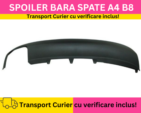 A4 B8 2007-2011 - Spoiler Fusta Bara spate Audi A4 B8 2007-2011 Berlina