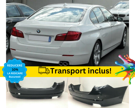 SERIA 5 F10 F11 2010-2017 - Bara spate BMW Seria 5 F10 NFL 2010-2014 SEDAN Negru Gri Albastru Alb Rosu Maro vopsita la culoarea masini