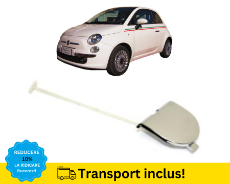 FIAT - Capac cui tractare Bara spate Fiat 500 2007-2014 cromat