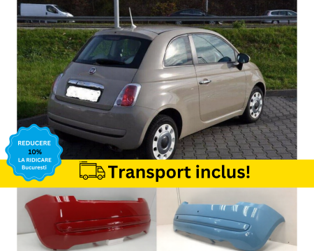 FIAT - Bara spate Fiat 500 2007-2014 Negru Rosu Gri Verde Albastru Alb Galben Maro VOPSITA