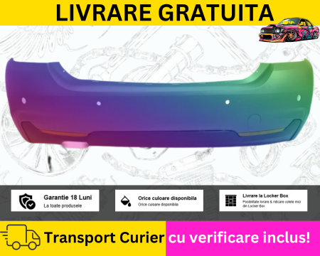 BMW - Bara spate M LOOK Pachet Negru Gri Albastru Alb Auriu Rosu BMW Seria 4 F36 GRAND COUPE 2013-2020 CU GAURI SENZORI PARCAREVOPSITA TU Alegi culoarea