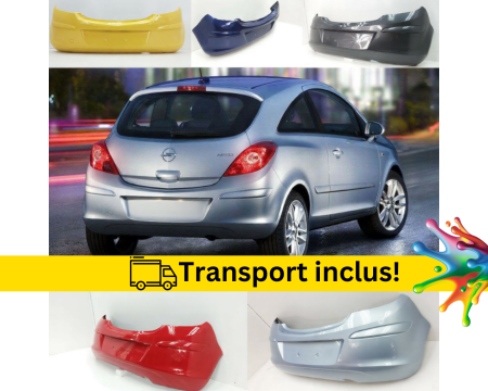 OPEL - Bara spate Opel Corsa D 2006-2014 4-USI FARA senzori parcare Negru Gri Albastru Alb Rosu Verde Galben vopsita la culoarea masini
