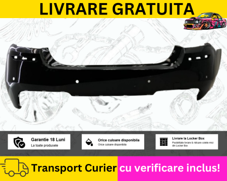 BMW - Bara spate PACHET M Negru 475 BMW Seria 5 F10 NFL 2010-2017 SEDAN FARA ACCESORII VOPSITA TU Alegi culoarea