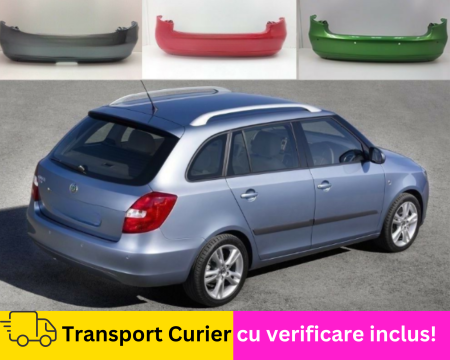 FABIA 2 2007-2014 - Bara spate VOPSITA ALBASTRU DESCHIS Skoda Fabia 5J 2007-2014