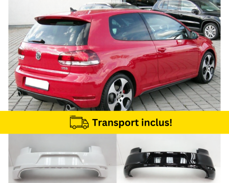 Bara spate VW Golf 6 VI GTI GTD 2008-2012 fara senzori parcare Negru Gri Albastru Alb Rosu vopsita la culoarea masini