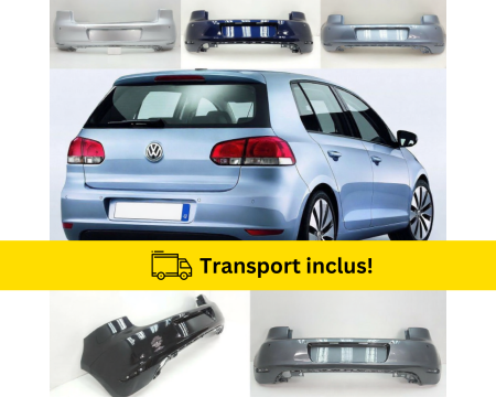 Bara spate VW Golf 6 VI Hatchback 2008-2012 CU senzori parcare Negru Gri Albastru Alb Rosu vopsita la culoarea masini