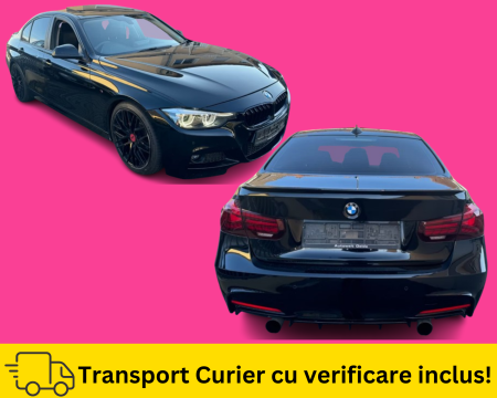 SERIA 3 F30 F31 2011-2017 - Bara fata + spate Pachet Exterior M BMW Seria 3 F30 2011-2017 475 Negru la culoare VOPSITE
