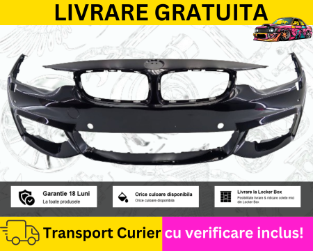SERIA 4 F32/F33/F36 - Bara fata M Negru 475 668 BMW Seria 4 F32 F33 F36 2014-2017 VOPSITA TU Alegi culoarea