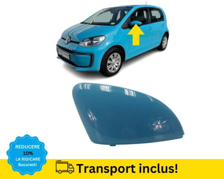 UP 2012-2023 - Capac carcasa Oglinda VW UP 2012-2023 Albastru Stanga VOPSITA