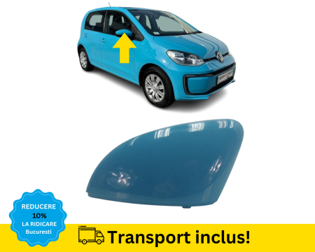UP 2012-2023 - Capac carcasa Oglinda VW UP 2012-2023 Albastru Dreapta VOPSITA