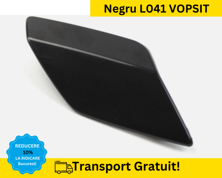 GOLF 6 VI 2008-2012 - Capac spalator far dreapta Volkswagen GOLF 6 VI 2008-2012 Negru L041 VOPSIT