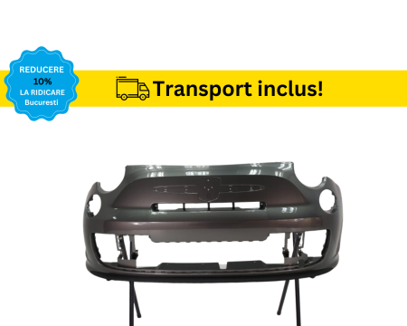 Bara fata Fiat 500 ABARTH 2007- 2014 Negru Alb Rosu Gri Galben Maro Albastru Vopsita la culoare Masini [2]