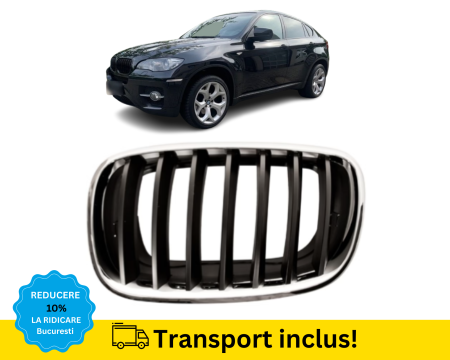 X6 - Grila Capota motor BMW X6 E71 2007-2014 Stanga