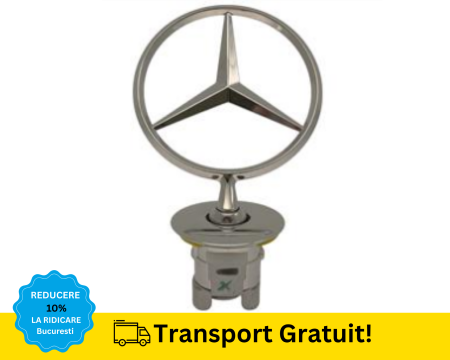 C-CLASS W203 2000-2007 - Emblema Capota motor fata Mercedes C-CLASS W203 FSL 2000-2006