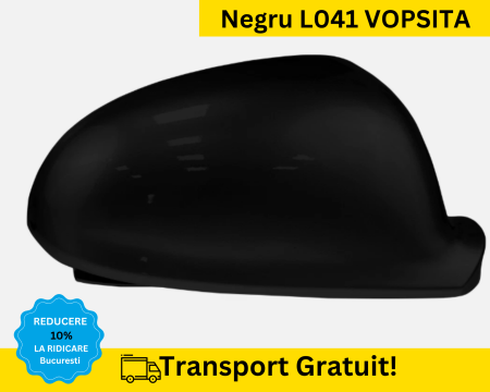 JETTA 2005-2010 - Carcasa Capac Oglinda dreapta Volkswagen Golf 5 V, Plus, Jetta 3 2003-2014 Negru L041 VOPSITA