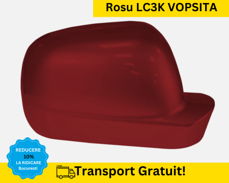 CAPACE OGLINZI - Carcasa Capac Oglinda dreapta Volkswagen Passat B5 Bora Golf 4 Rosu LC3K VOPSITA