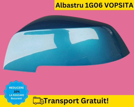 SERIA 3 F34 F36 - Carcasa Capac Oglinda stanga BMW Seria 1 Seria 3 F20 F21 F30 F31 F32 F36 Albastru 1G06 VOPSITA