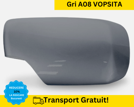 Carcasa Capac Oglinda stanga BMW Seria 3 E46 FSL 2001-2005 Gri A08 VOPSITA