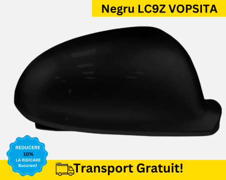 JETTA 2005-2010 - Carcasa Capac Oglinda dreapta Volkswagen Golf 5 V, Plus, Jetta 3 2003-2014 Negru LC9Z VOPSITA