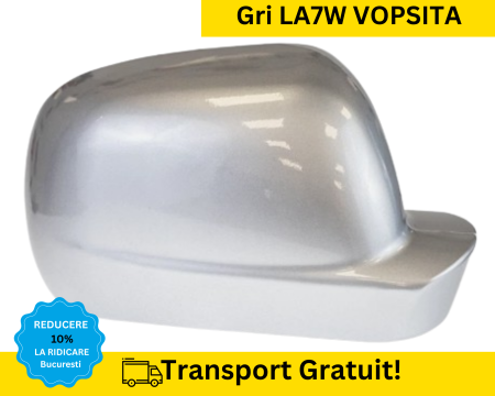 CAPACE OGLINZI - Carcasa Capac Oglinda dreapta Volkswagen Passat B5 Bora Golf 4 Gri LA7W VOPSITA