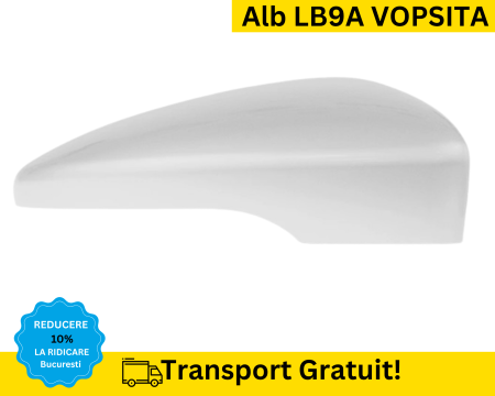 Carcasa Capac Oglinda dreapta Volkswagen Passat B7 2010-2014 Alb LB9A VOPSITA [1]