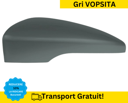 CAPACE OGLINZI - Carcasa Capac Oglinda stanga Volkswagen Passat B7 2010-2014 Gri LK7X VOPSITA