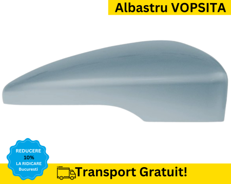 Carcasa Capac Oglinda dreapta Volkswagen Passat B7 2010-2014 Albastru deschis LC7Z VOPSITA [1]