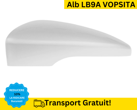 Carcasa Capac Oglinda stanga Volkswagen Passat B7 2010-2014 Alb LB9A VOPSITA [1]
