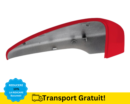 Carcasa Capac Oglinda stanga Volkswagen Passat B7 2010-2014 Rosu LY3D VOPSITA [1]