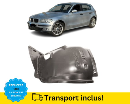 SERIA 1 E81 E82 E87 E88 - Carenaj roata aripa fata BMW Seria1 E81E87 2004-2007 Stanga