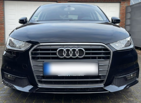 Bara fata Negru Audi A1 2014-2018 SIMPLA VOPSITA TU Alegi culoarea [1]