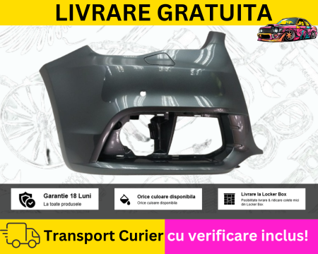 AUDI - Colt Bara fata dreapta Gri Audi A1 2010-2014 Spalator far + Senzori parcare VOPSITA TU Alegi culoarea