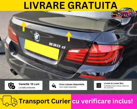 Eleron Lip Portbagaj Negru Alb Gri Albastru Maro BMW Seria 5 F10 2010-2017 VOPSIT Tu alegi culoarea [1]