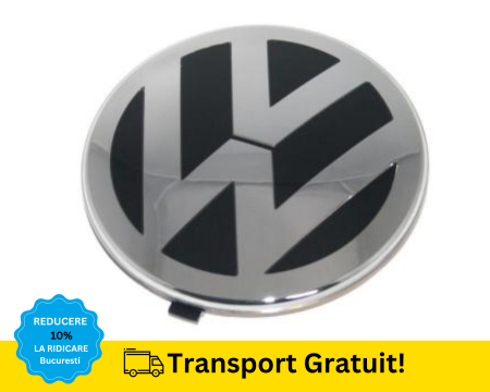 PASSAT B6 2005-2010 - Emblema Sigla Grila Radiator fata VW Passat B6 CC cu ACC Distronic 130mm